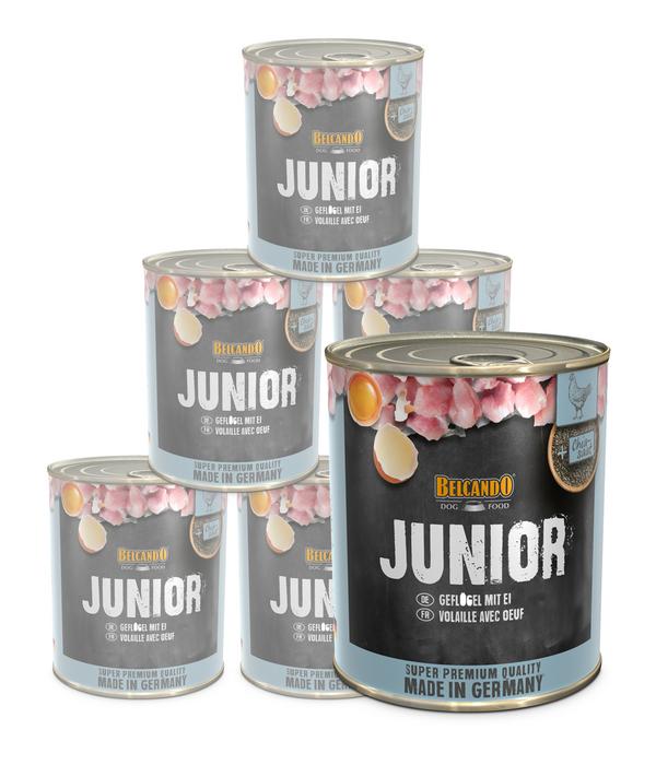 BELCANDO® Nassfutter Geflügel & Ei Junior,