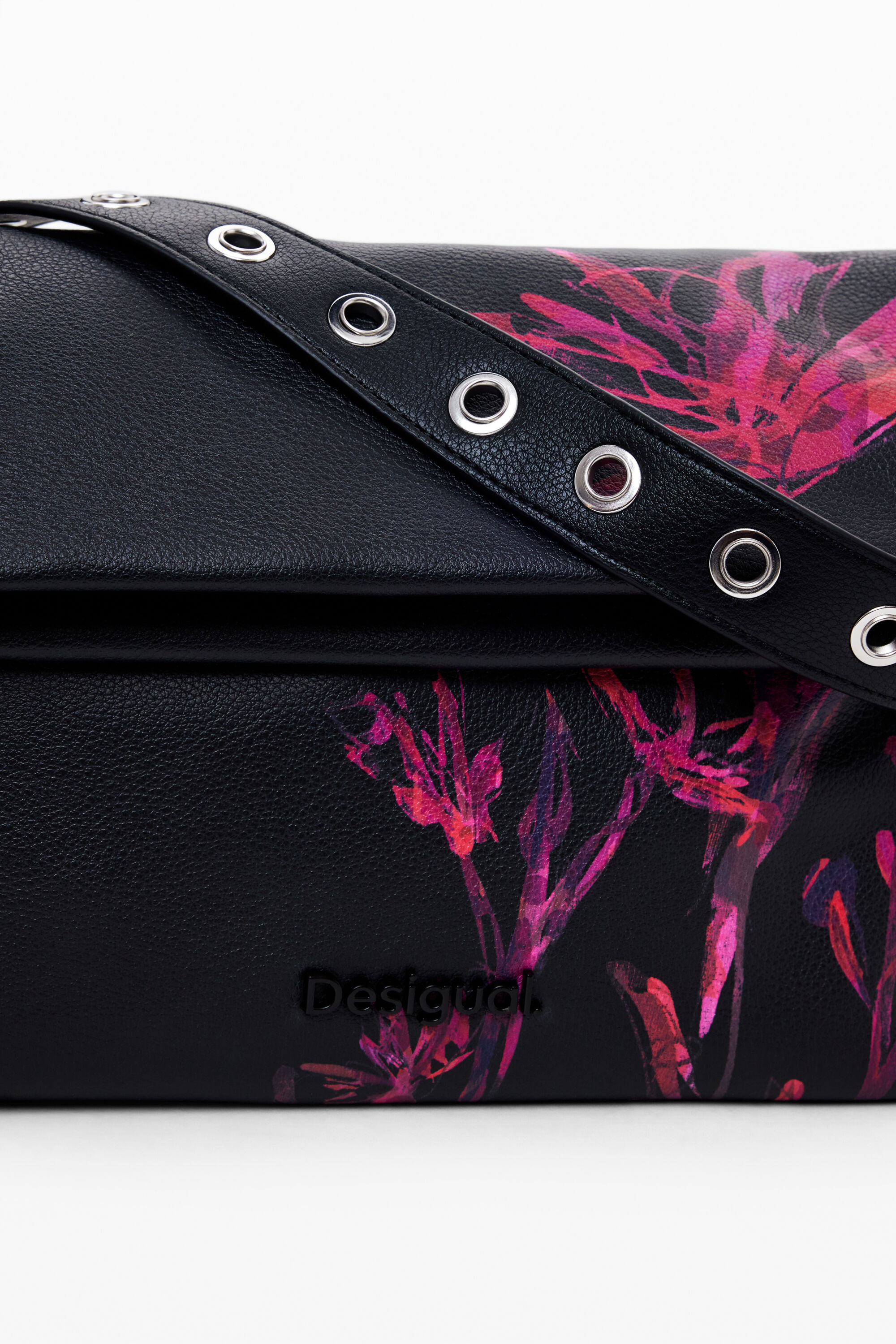 Bolsa floral acolchoada tamanho M