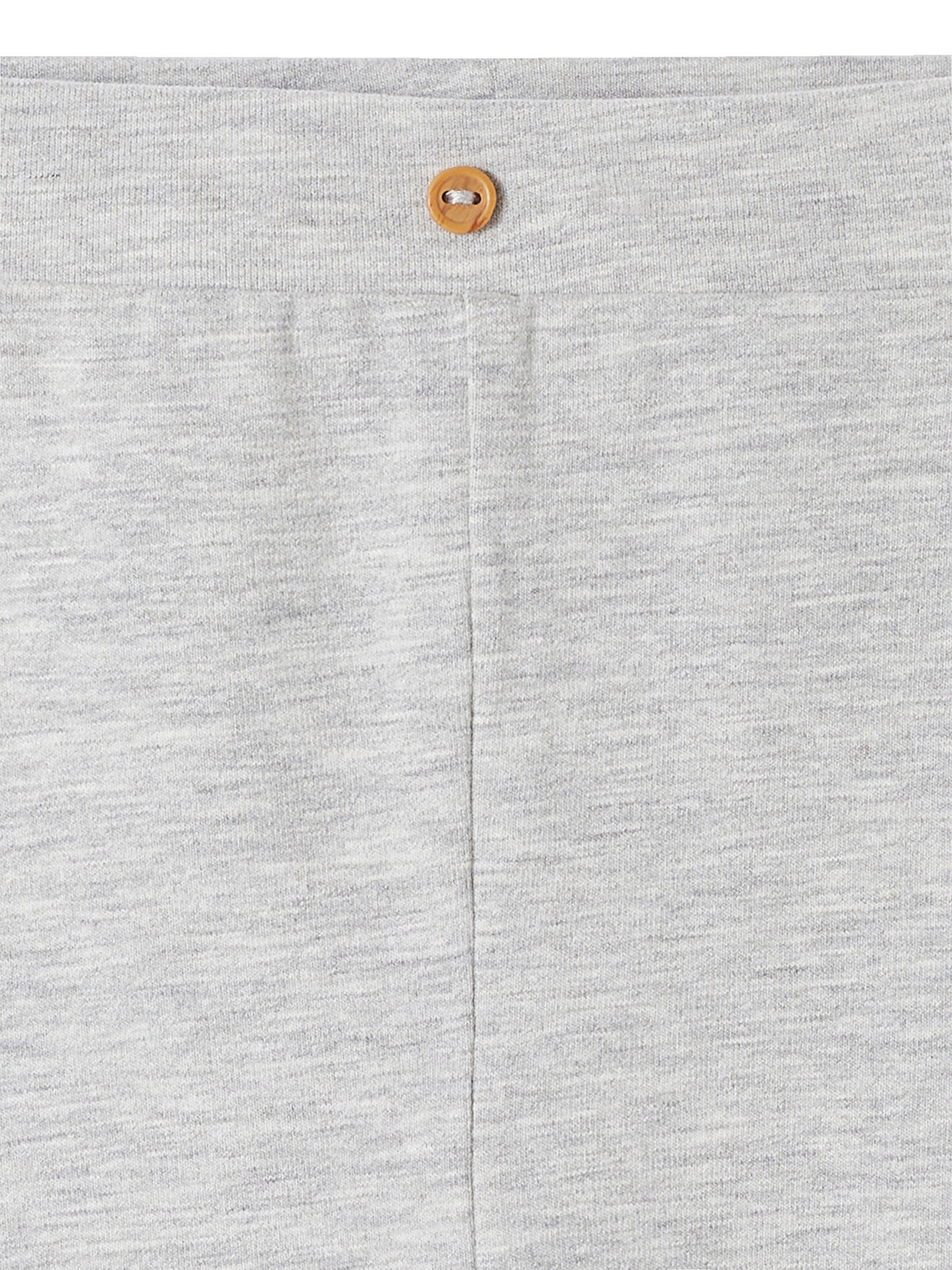 Vertbaudet Baby Leggings, Bio-Baumwolle grau meliert