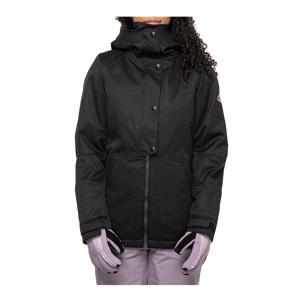 686 RUMOR - Veste ski Femme black slub