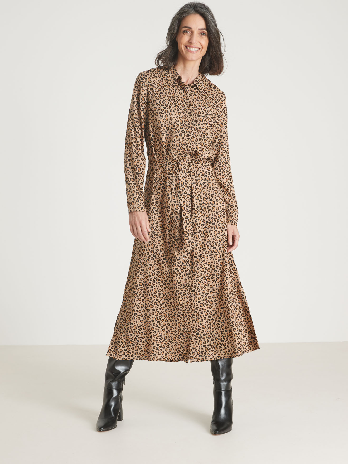 Robe chemisier toute boutonnée
