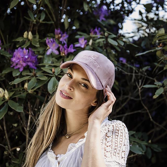 Baseball Cap Kentucky Velvet Middenroze