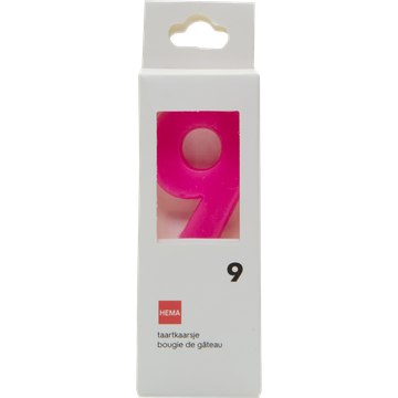 HEMA Taartkaarsjes Cijfer 9