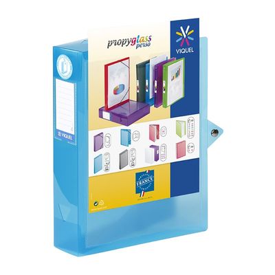 Viquel Propyglass - Boîte de classement personnalisable - dos 60 mm - disponible dans différentes couleurs
