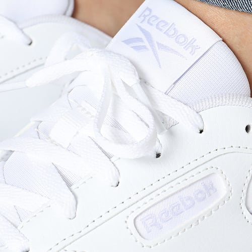 Baskets Femme Reebok Court Advance 100033810 White Lucid Lilac Footwear White