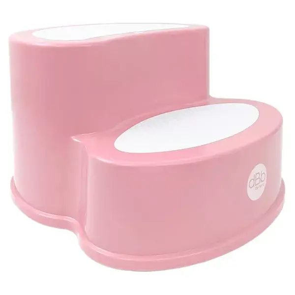Banquinho de degrau antiderrapante dBB Remond Hygiene rosa