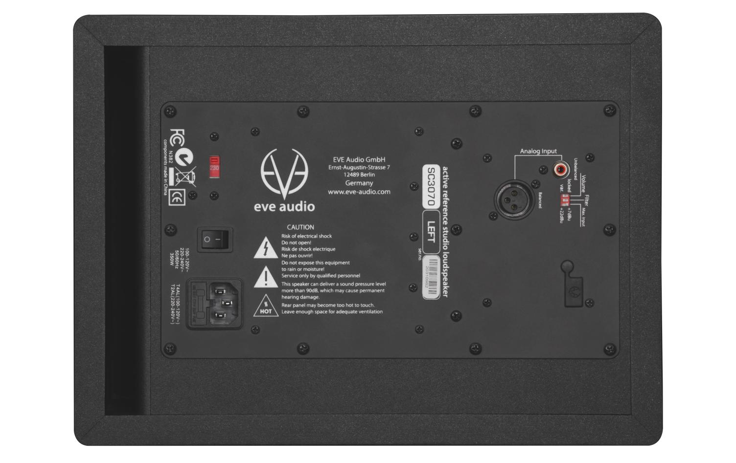 Studiomonitor SC3070 links<br>Ultra-kompakter Lautsprecher mit präzisem Klangbild für jedes Studio