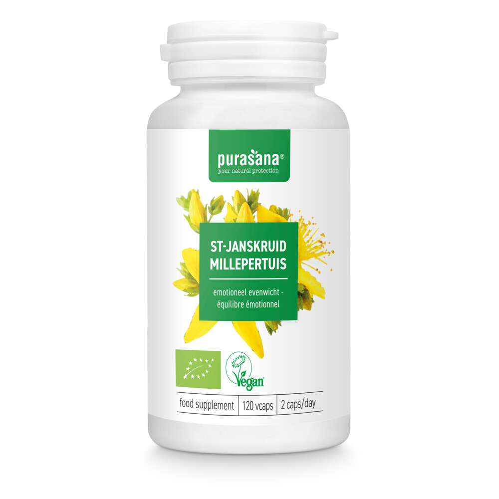 Purasana Sint-Janskruid Bio 120 Capsules