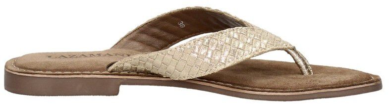 Lazamani Teenslippers goudkleur