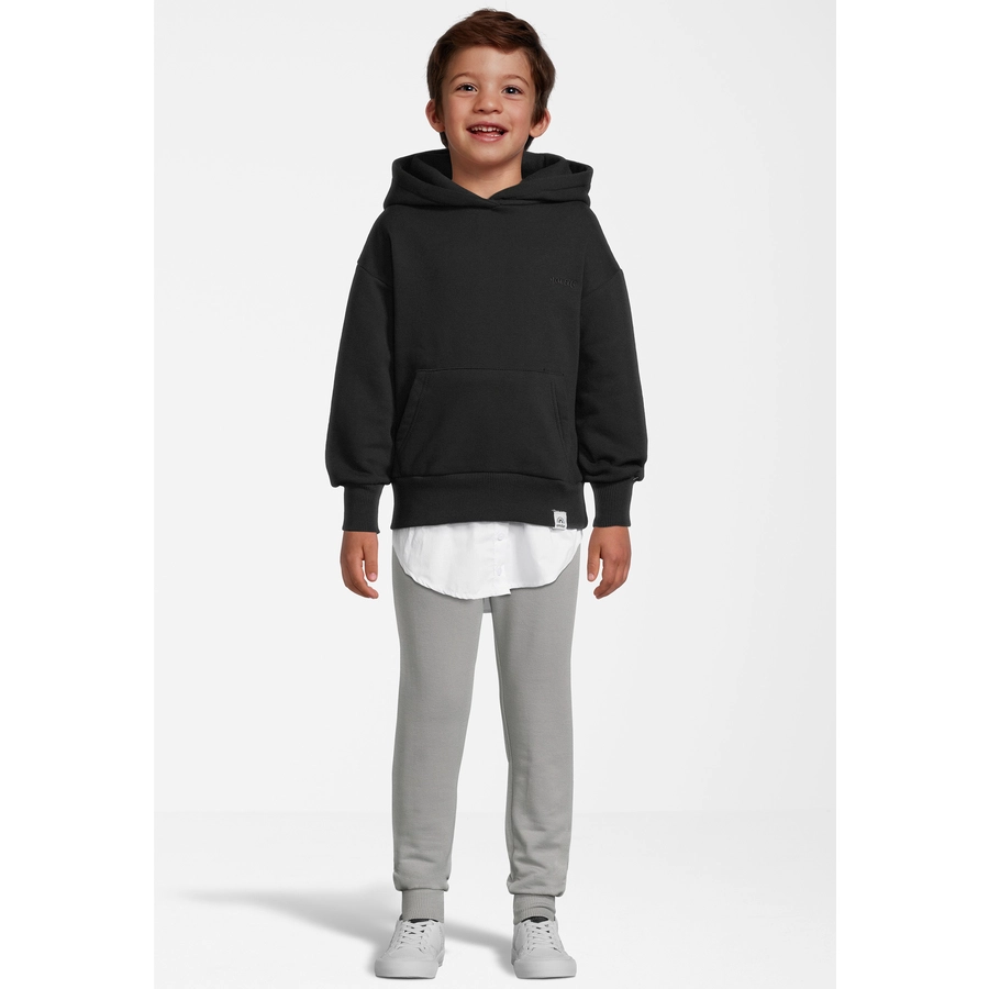 New Life Hoodie Hoodie Kapuzen Pullover mit Shirt Schwarz