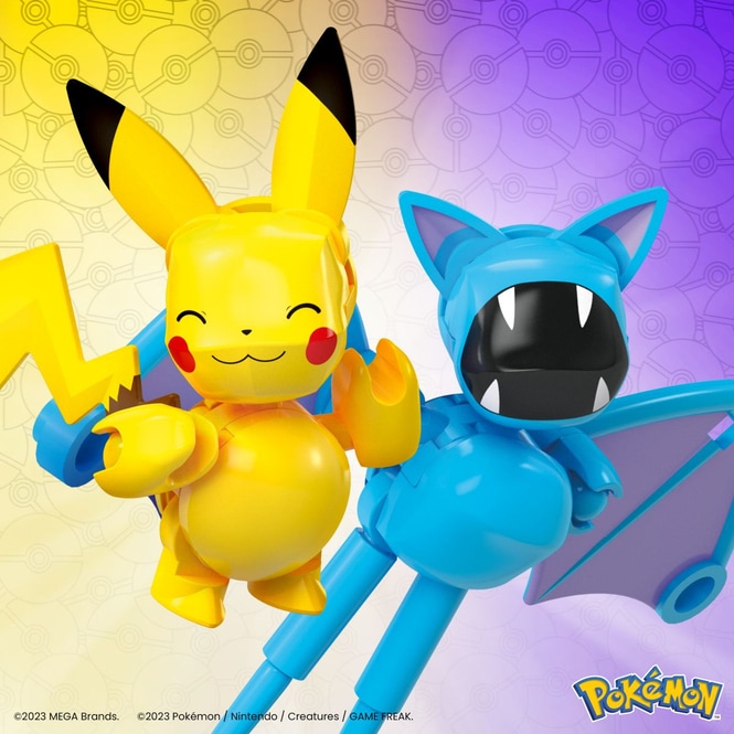 MEGA - Pokémon - Pokéball Collection - Pikachu und Zubat