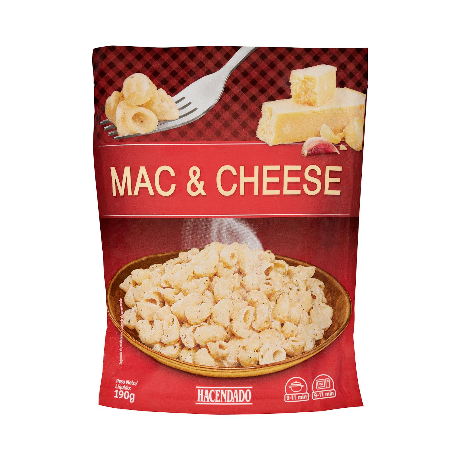 Macaroni au fromage et au requin Hacendado avec sauce au fromage
