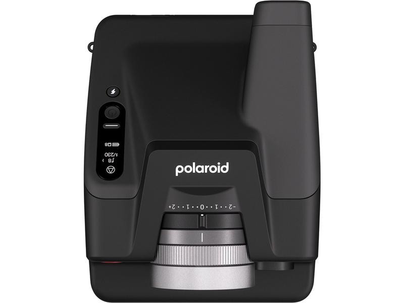 Polaroid Fotokamera I-2 Schwarz Analoge Sofortbildkamera mit integrierter manueller Bedienung