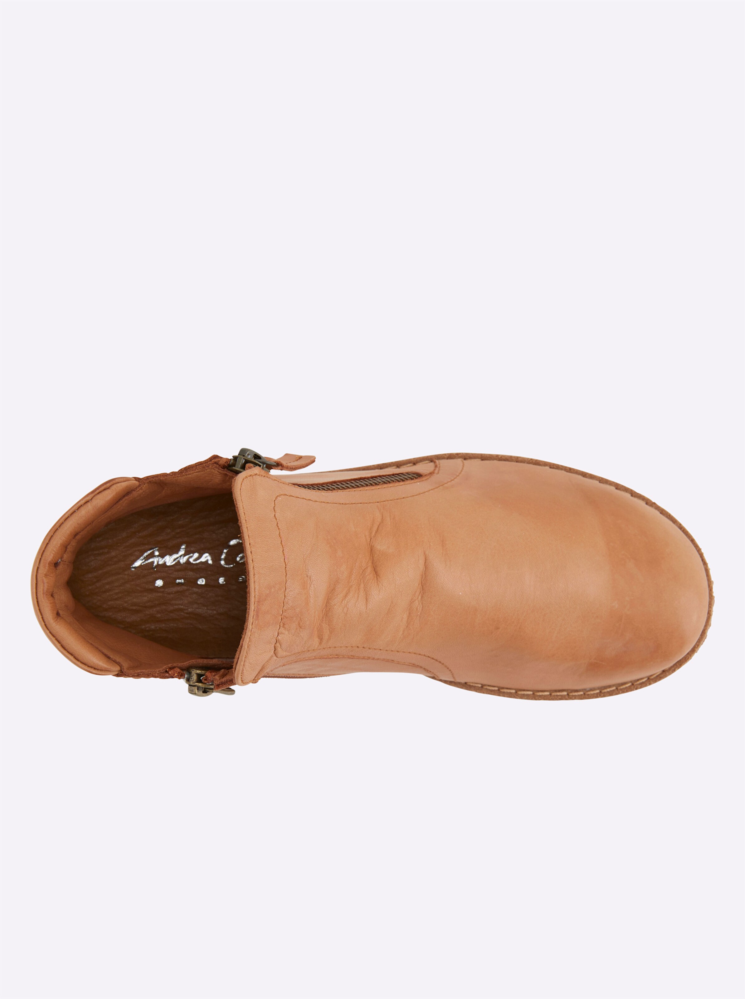 Andrea Conti Stiefelette in camel