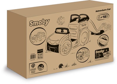 Smoby Life Adventure Car Sklie