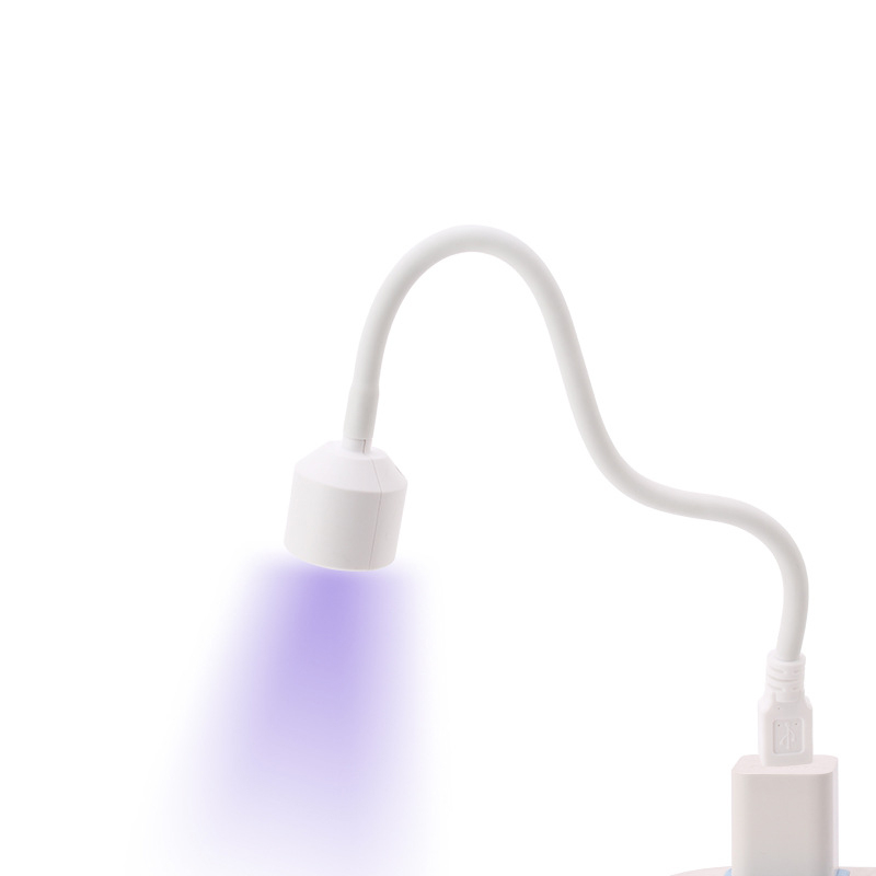 (6W) Mini LED Nagellampe USB Nageltrockner Lichthärtungsgerät inkl. Netzteil - Weiss