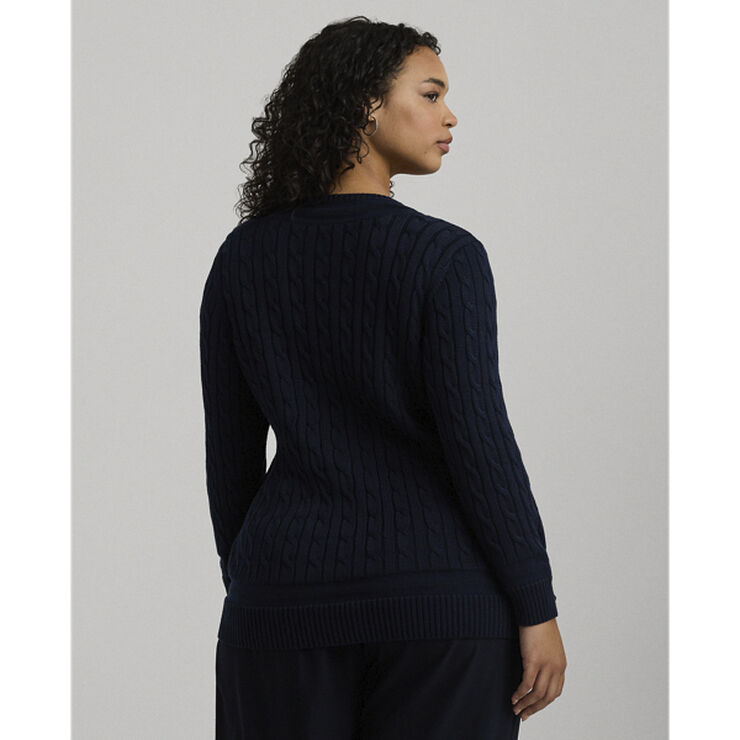 Lauren Ralph Lauren BRIGHT RAYON/COTTON-SWEATER Lauren navy