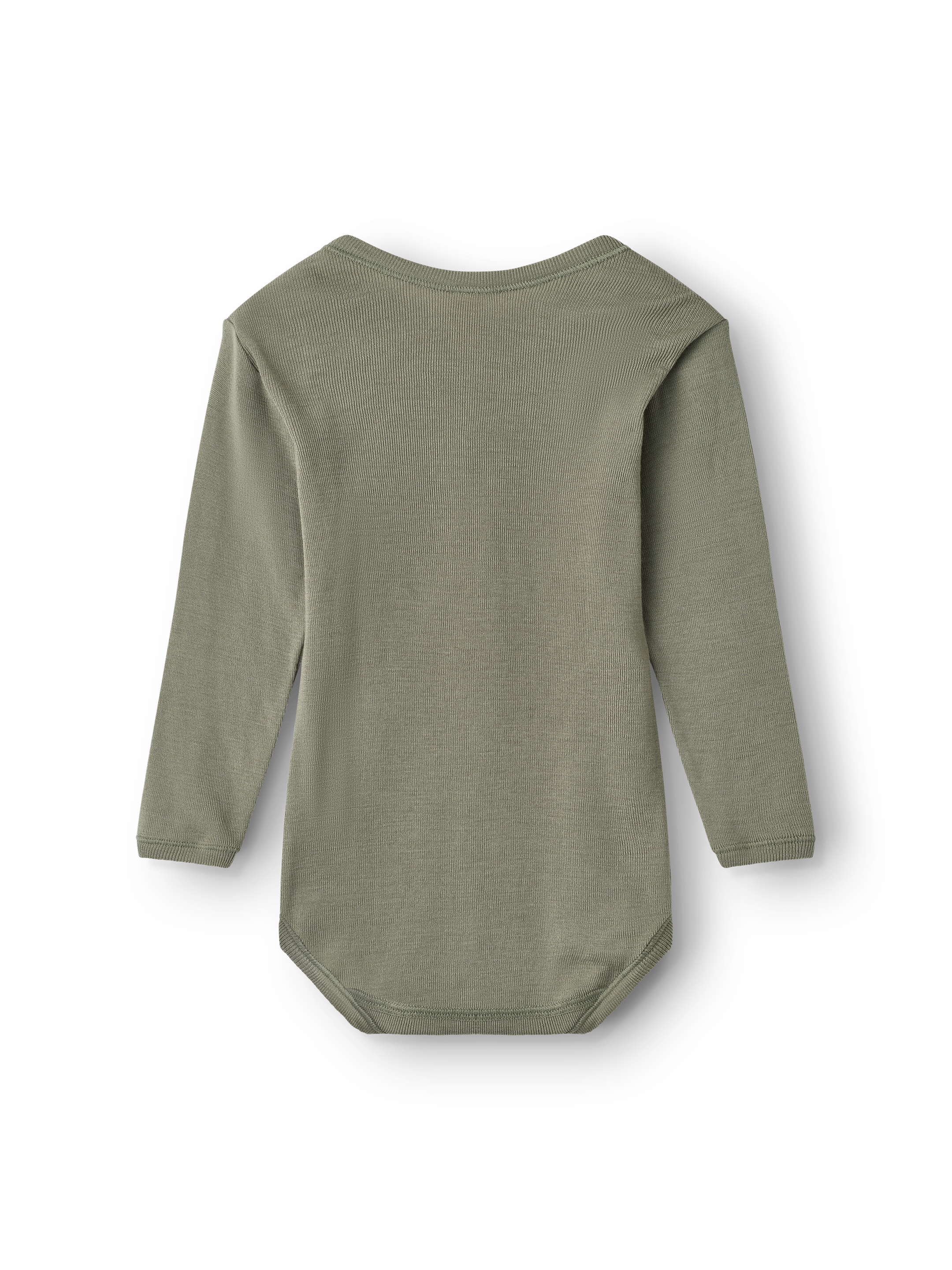 Romper met lange mouw van merinowol voor baby's