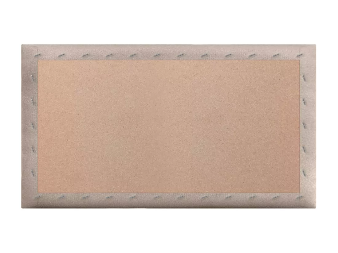 DHOME Lot de 6 Panneaux Rembourrés en Tissu Aqualine Autocollants pour Mur Acoustiques Absorbants Protection contre les Chocs (beige, 50x30cm, x6)
