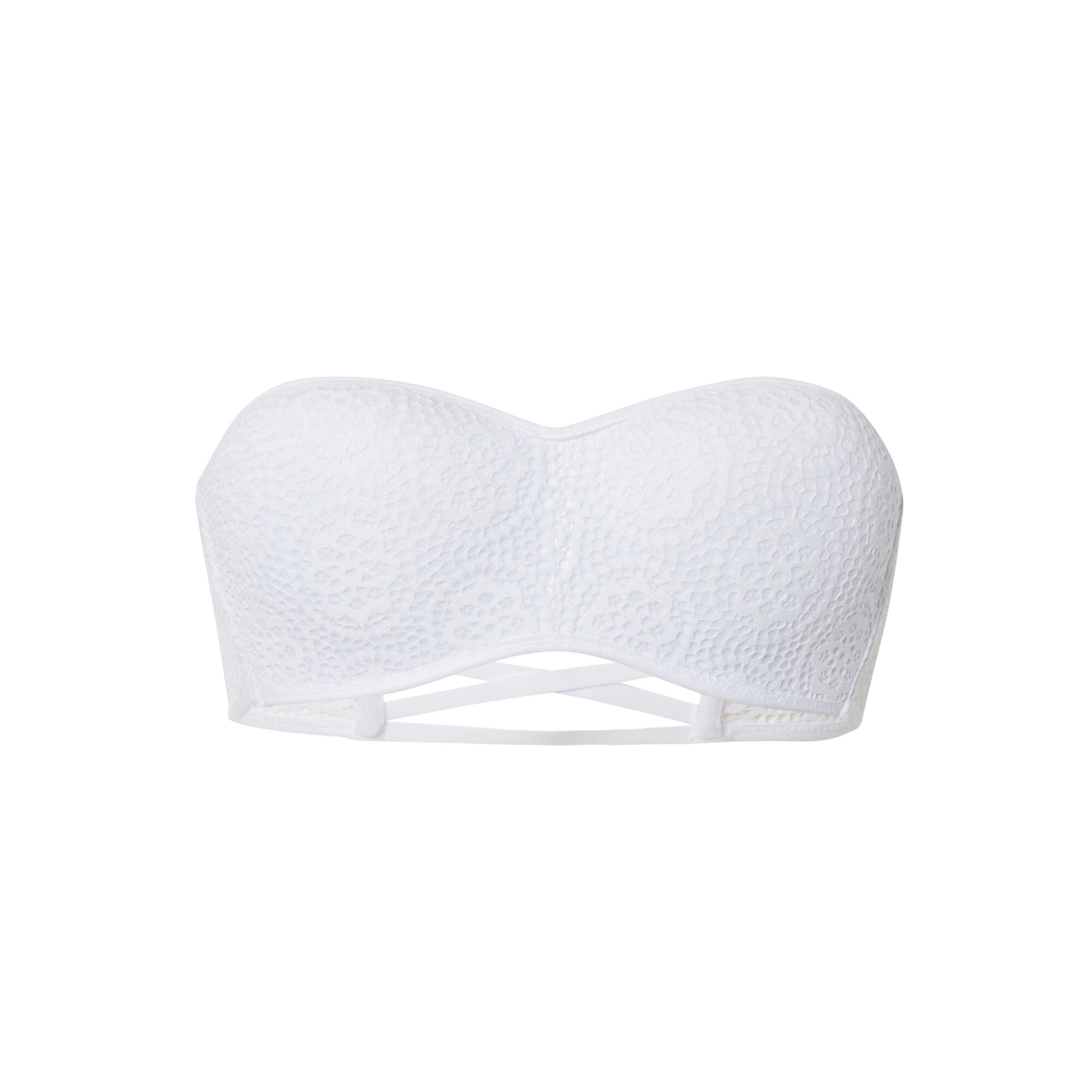 Soutien-gorge bandeau en dentelle
