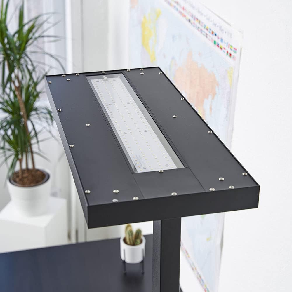 NCC-Licht LED Stehleuchte Lara Schwarz Up & Down 2 x 40W 8800lm Neutralweiß 4000K UGR