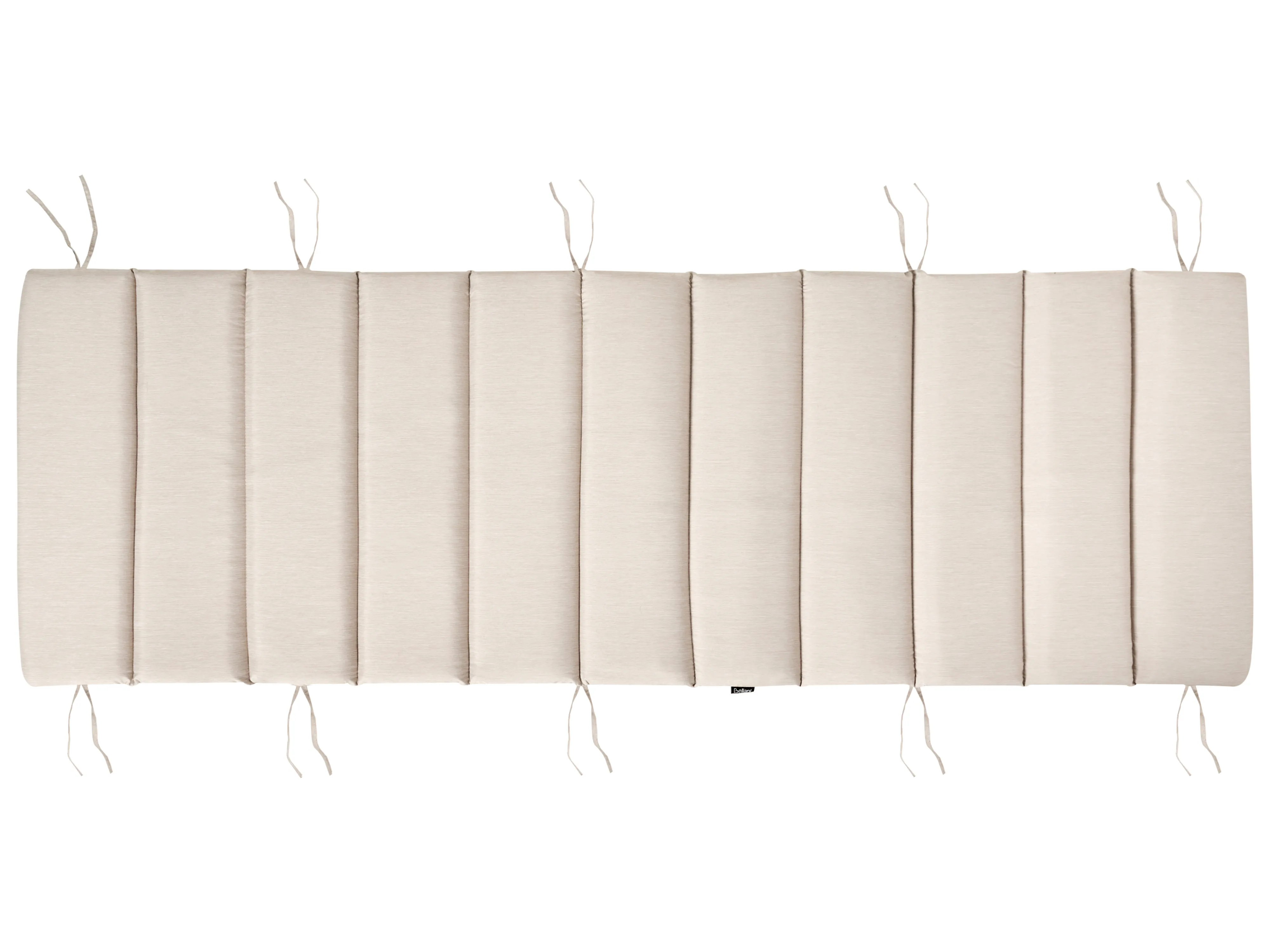 Ligstoel met kussen BRESCIA PREMIUM Acaciahout Lichtbeige