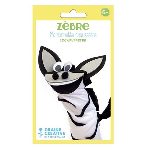 Je fabrique ma marionnette zèbre -