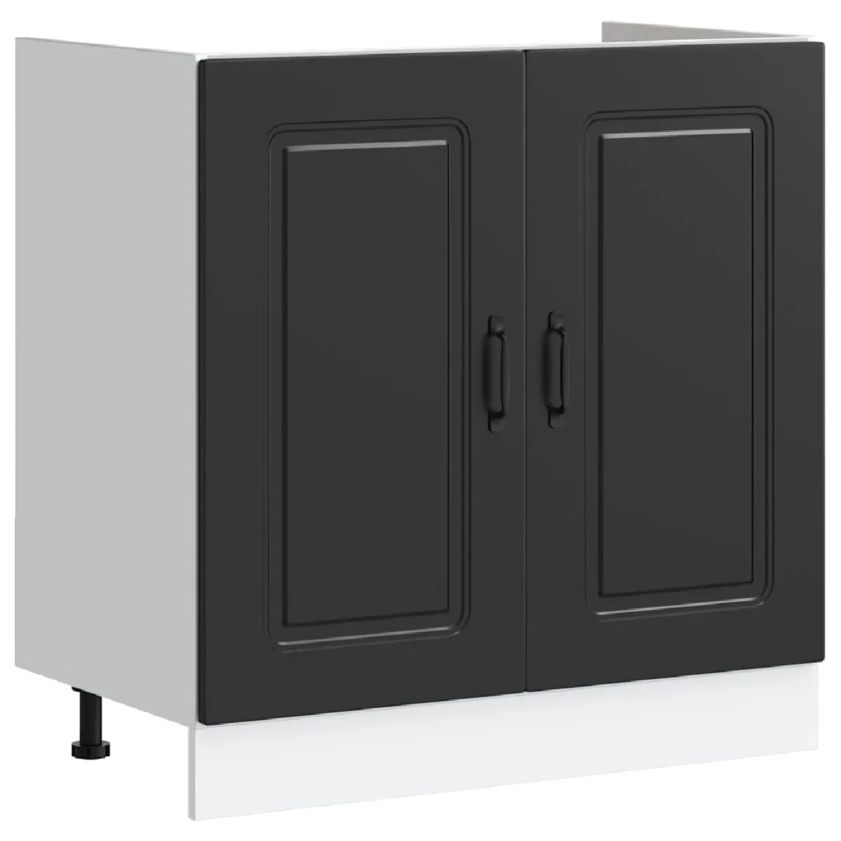 vidaXL Meuble Évier Kalmar - Noir