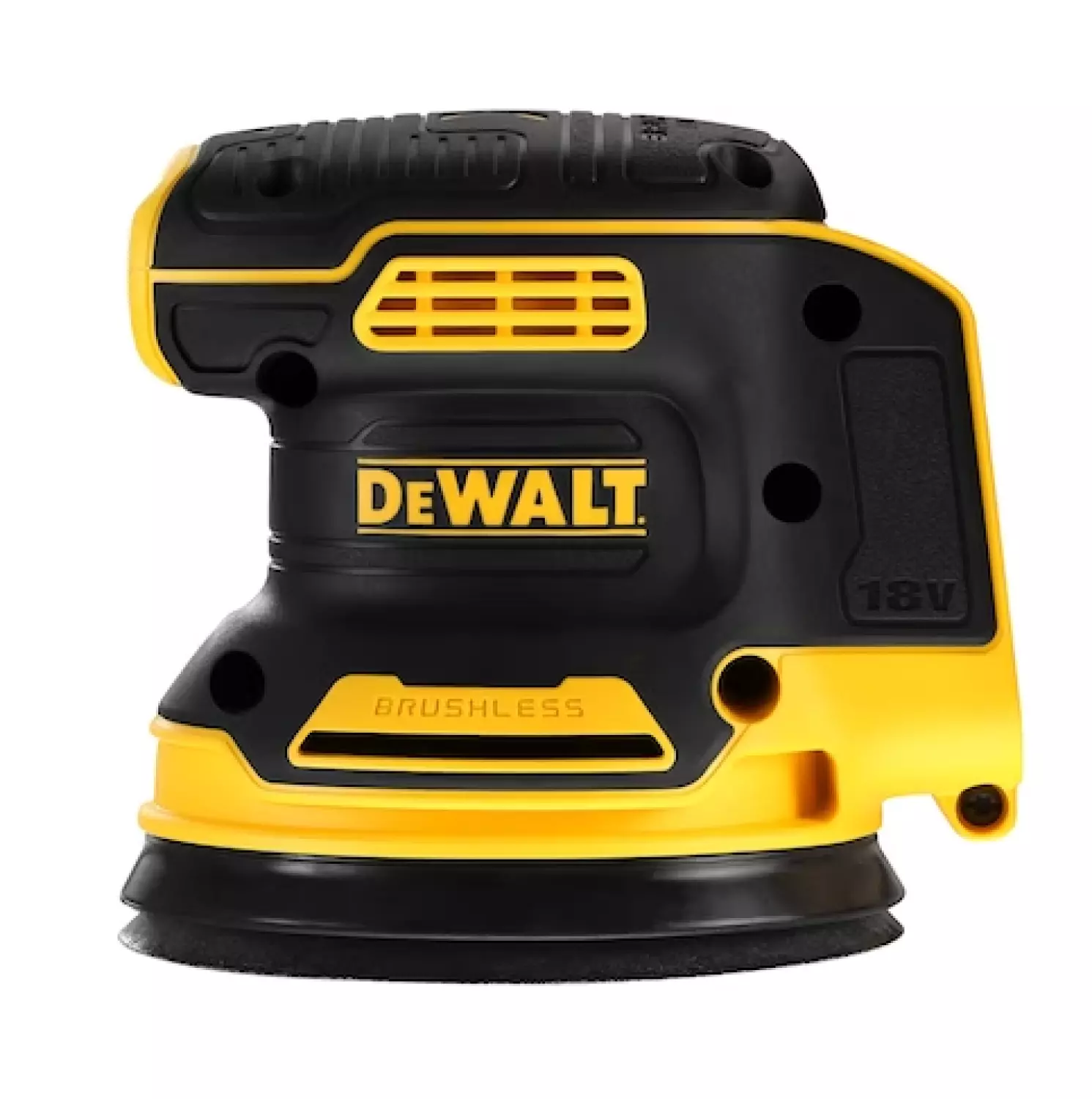 DeWALT DCW210NT 18V Li-Ion accu excentrische schuurmachine body in TSTAK - 125mm - koolborstelloos