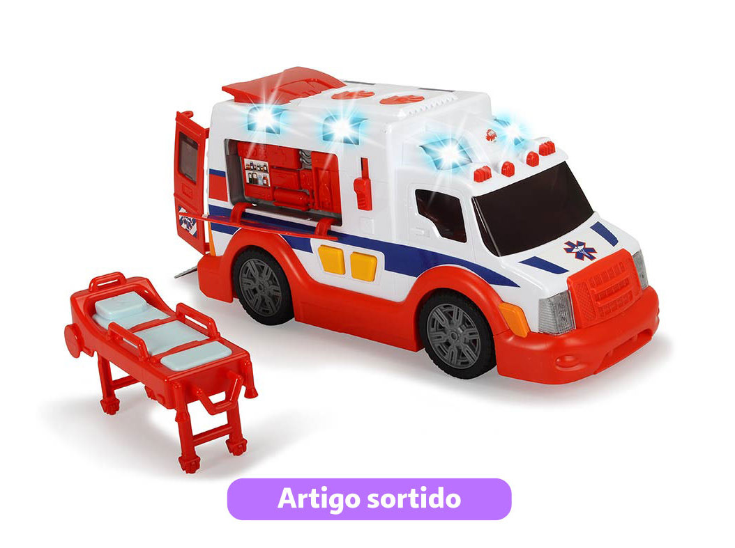 VEÍCULOS DE EMERGÊNCIA ONE TWO FUN MODELOS SORTIDOS