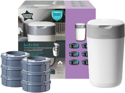 Tommee Tippee Sangenic T&C inkl. 6 Refill, Hvit