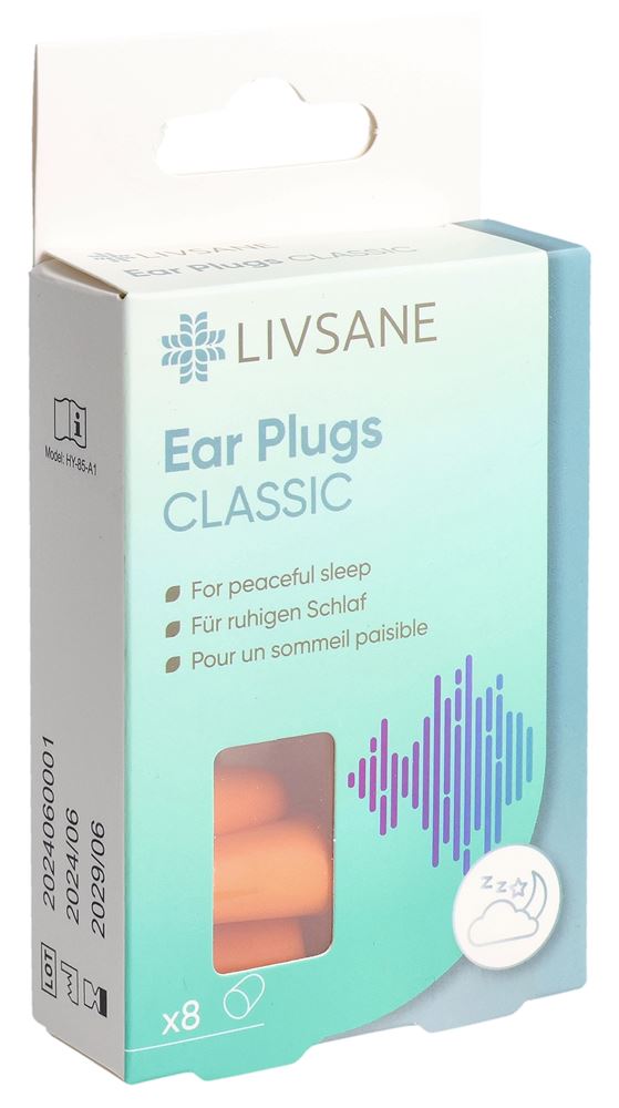 LIVSANE Ohrstöpsel classic 8 Stk
