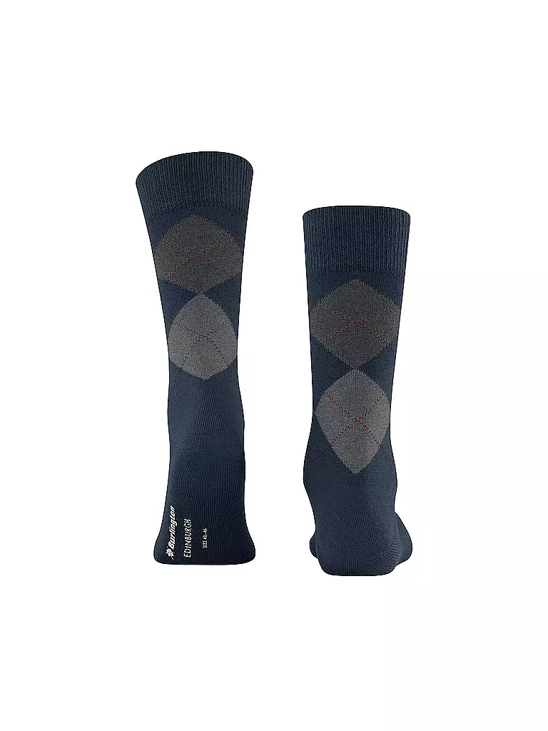 BURLINGTON Herren Socken EDINBURGH 40-46 marine dunkelblau
