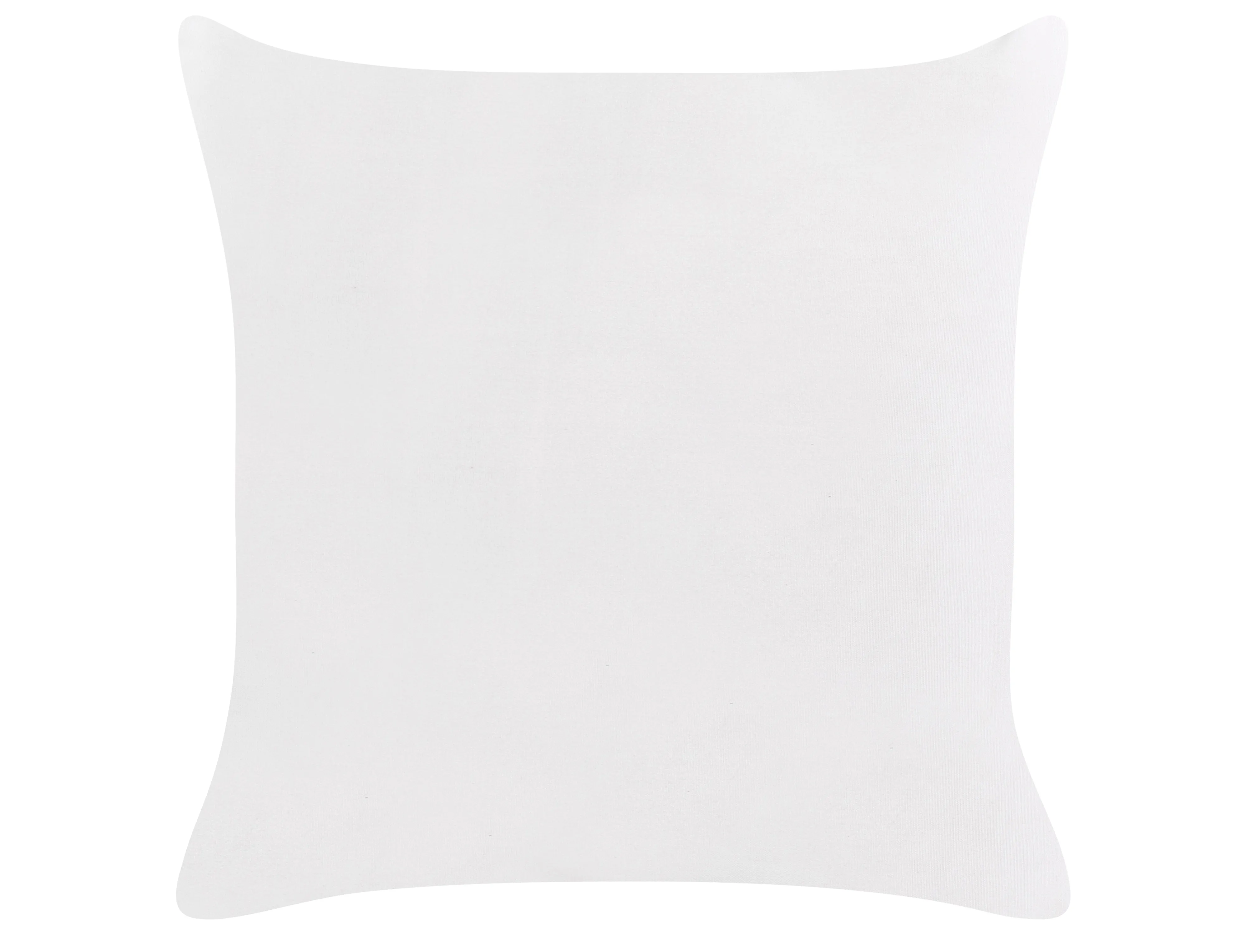 Set van 2 tuinkussens PIALPETTA bladpatroon 45 x 45 cm Oranje