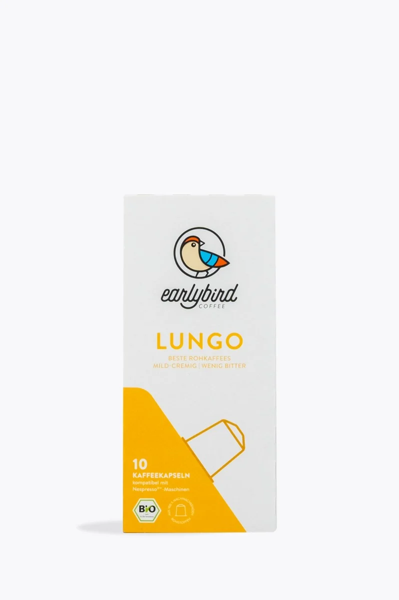 earlybird coffee Lungo Bio 10 Kapseln Nespresso® kompatibel