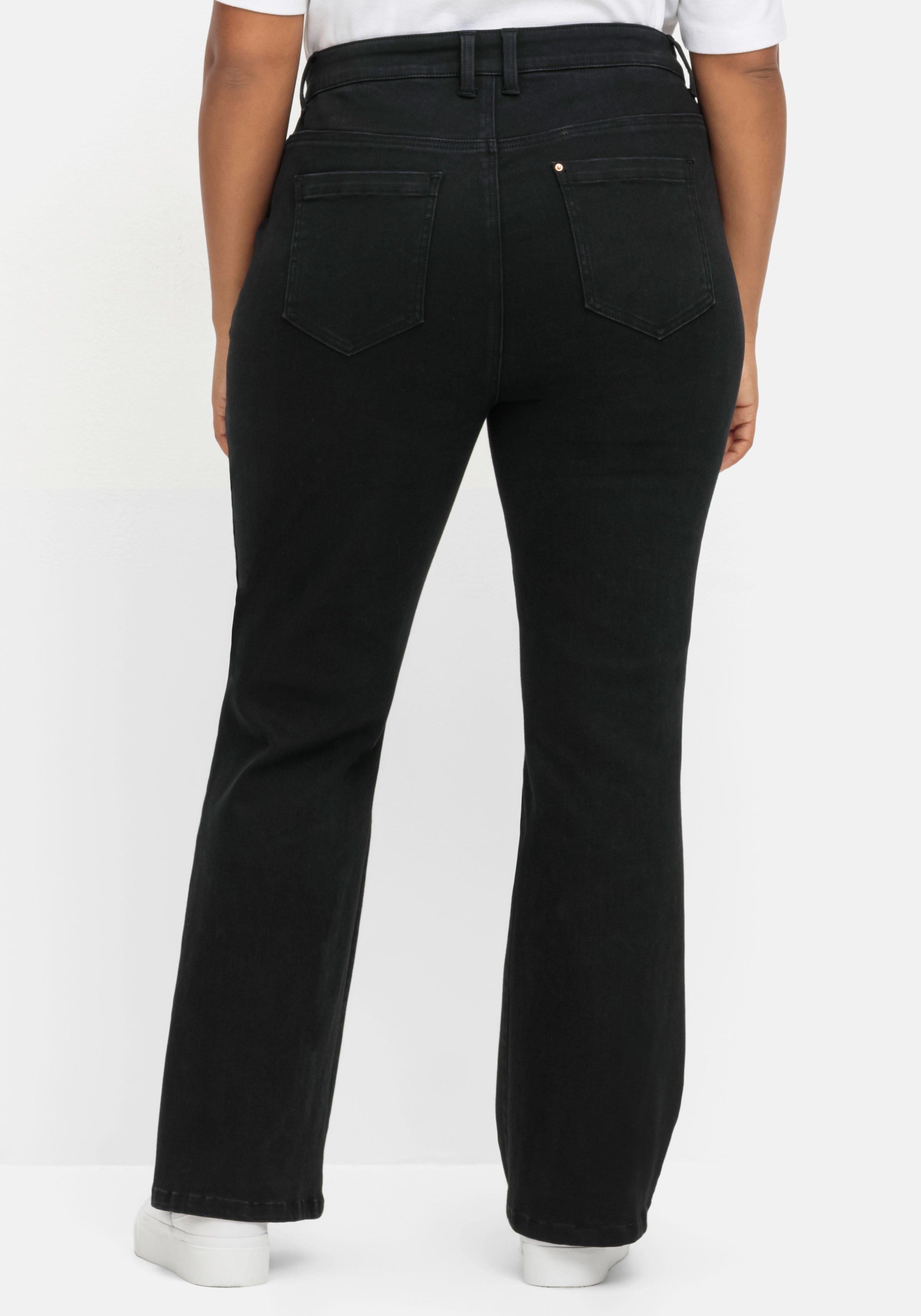 Bootcut Stretch-Jeans mit Bodyforming-Effekt