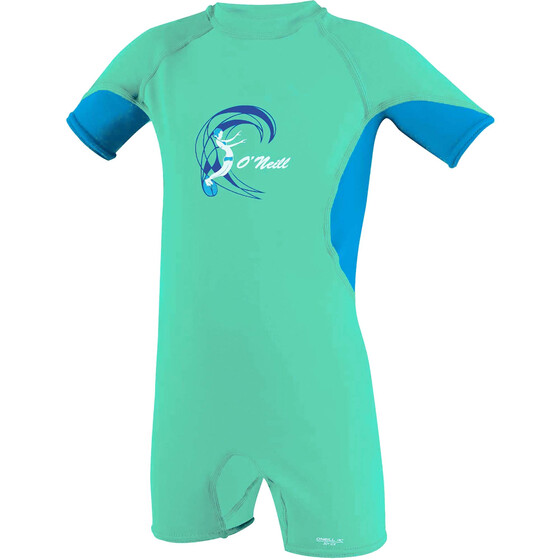 O'Neill Wetsuits Toddler O'Zone UV Spring - Girls Lightaqua/Sky/White SU23