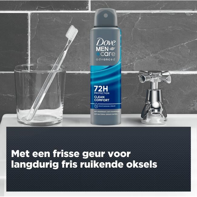 Dove Men+Care Advanced Clean Comfort Anti-Transpirant Deodorant Spray 150 ML