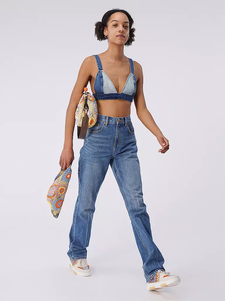 TORY BURCH Jeans Straight Fit  blau