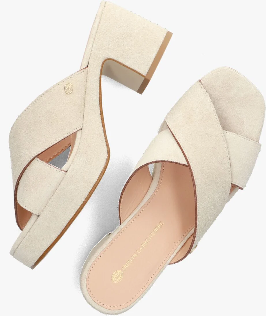 FRED DE LA BRETONIERE beige fred de la bretoniere muiltjes 163010184