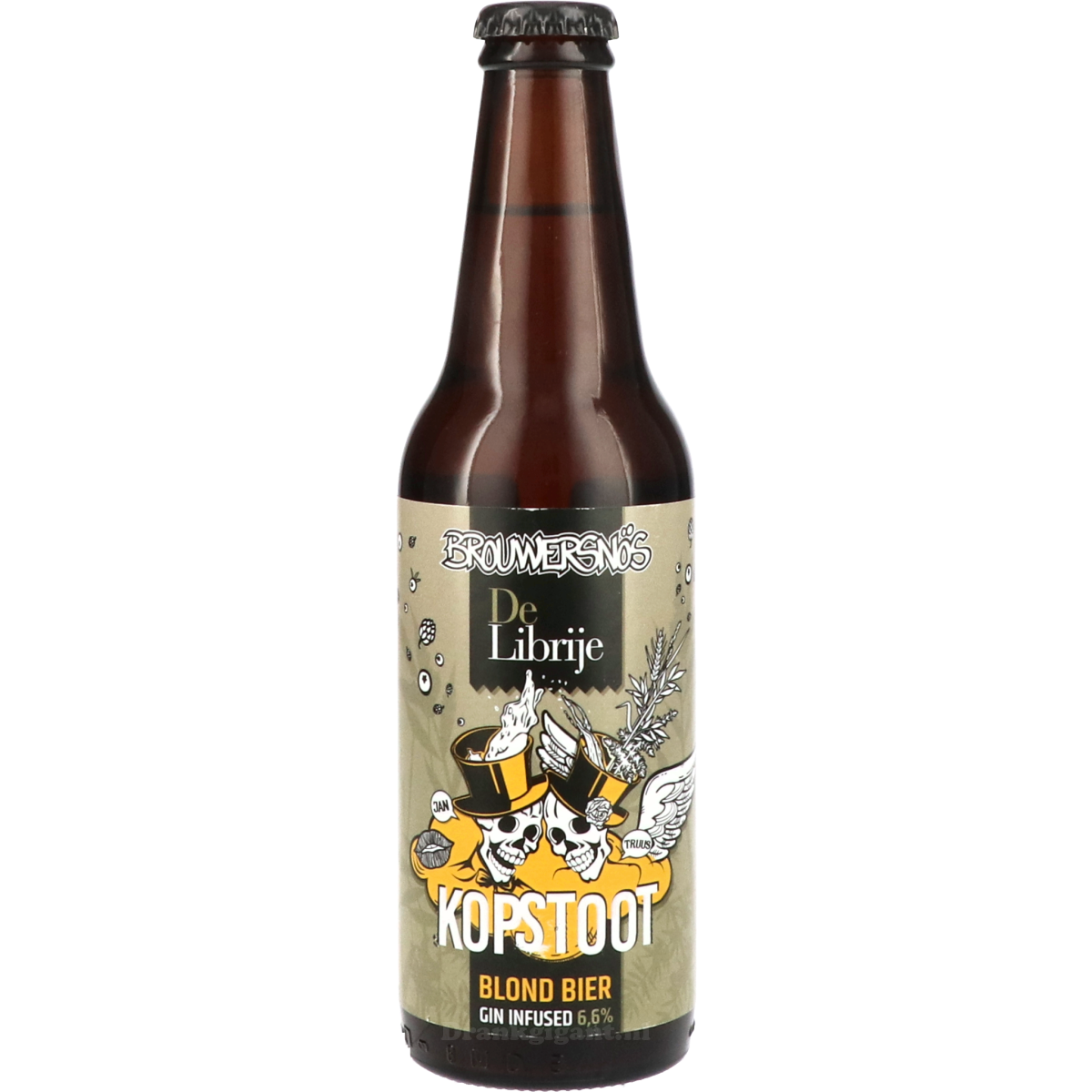 Brouwersnos Librije Kopstoot Gin en Bier 33 cl