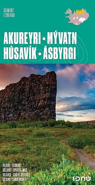FERDAKORT - AKUREYRI MYVATN HUSAVIK ASBYRGI 1 200 000