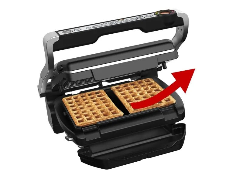 Tefal OptiGrill  GC716D12 - Grill - elektrisk - 600 cm2 - inox