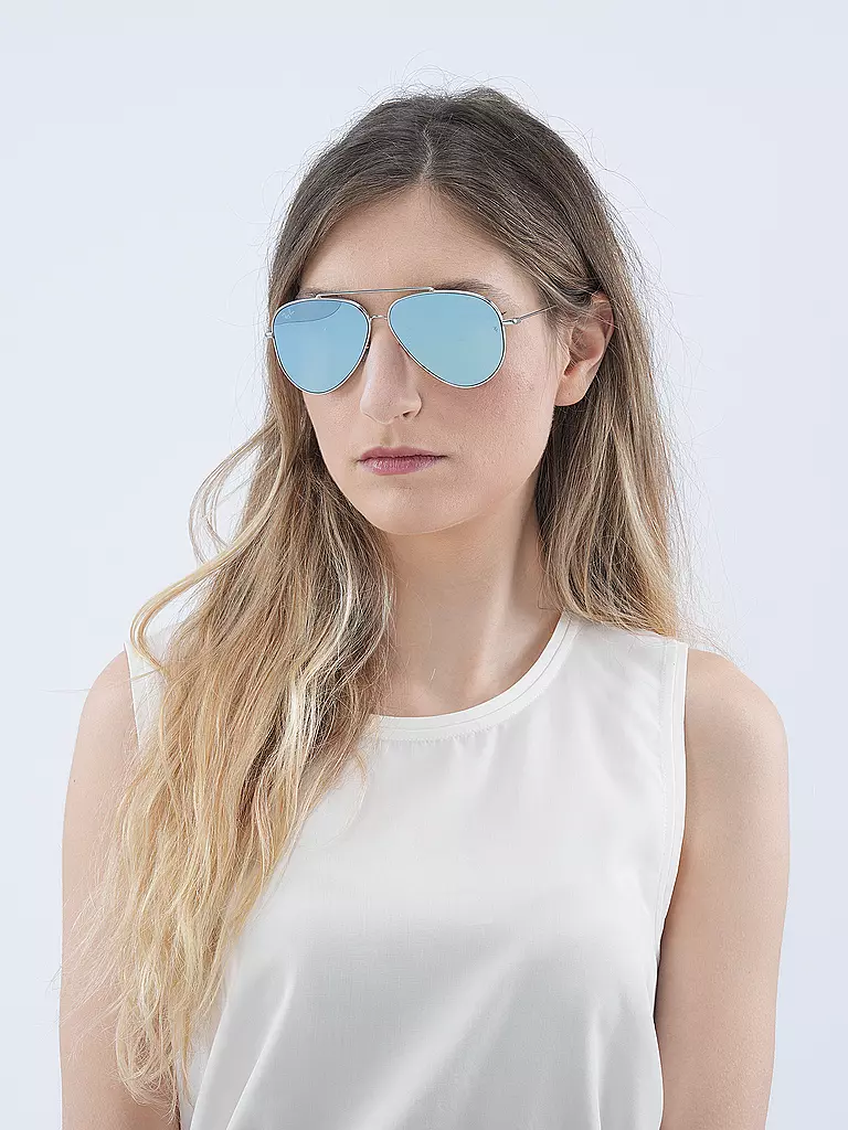 RAY BAN Sonnenbrille 0RBR0101S/59 silber