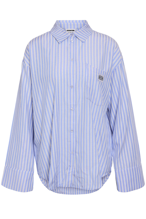Noisy may blauwe dames blouse