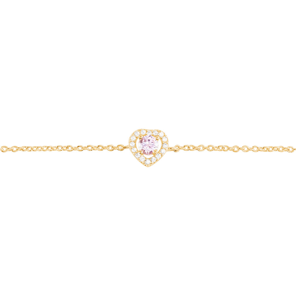 Bracelet Plaqué Or Jaune Alais Oxyde De Zirconium