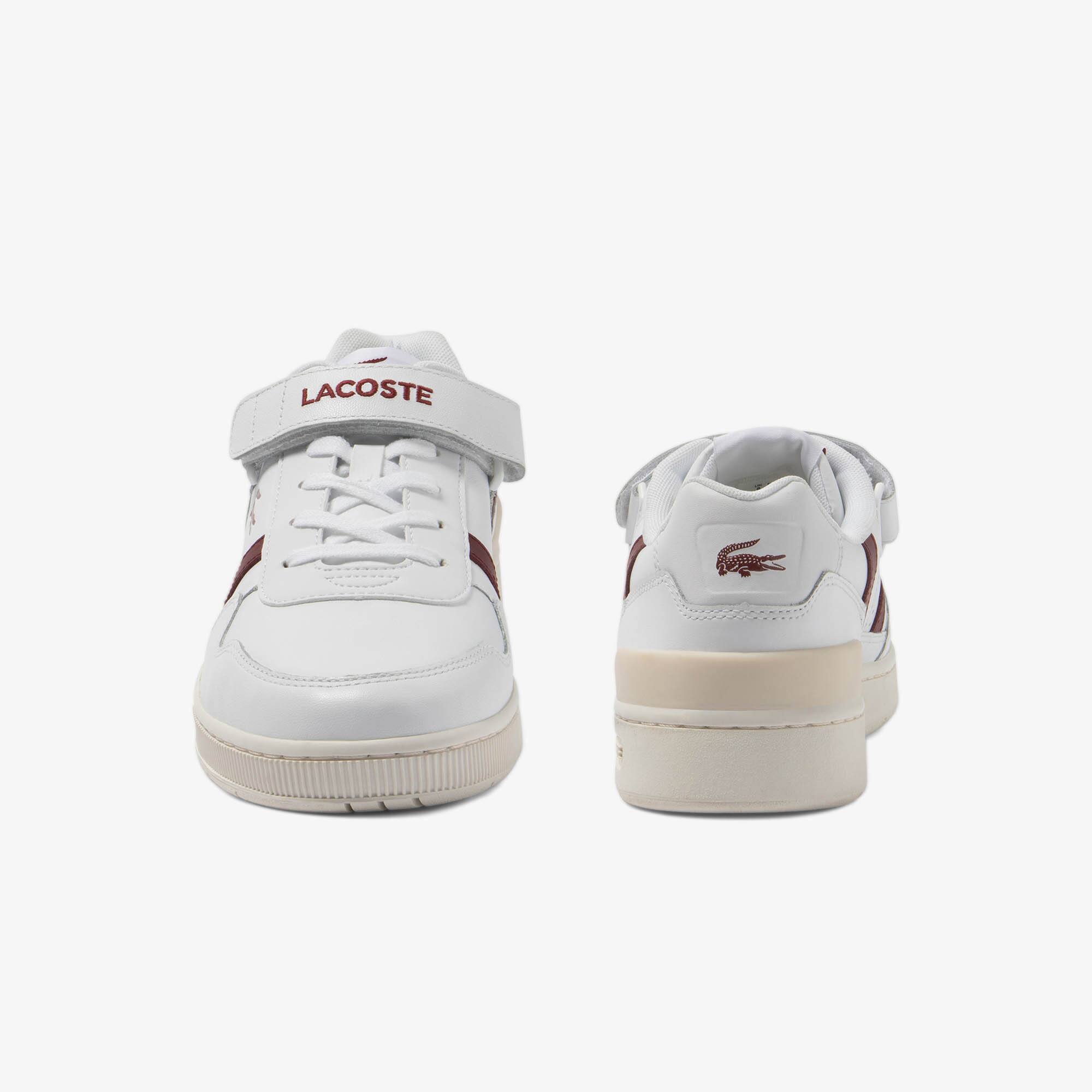 Sneakers T-Clip Velcro femme en cuir Sneakers - Blanc - Lacoste - Femme