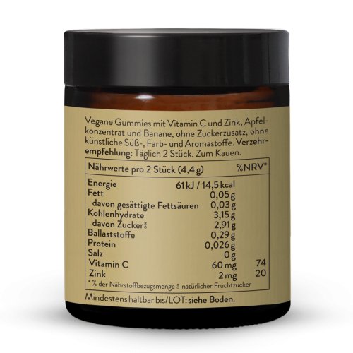 Sunday Natural Products  Vitamin C + Zink Gummies