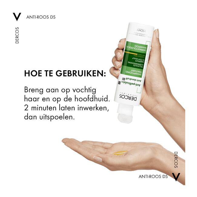 Vichy Dercos Anti-Roos Shampoo Droog Haar 390 ML