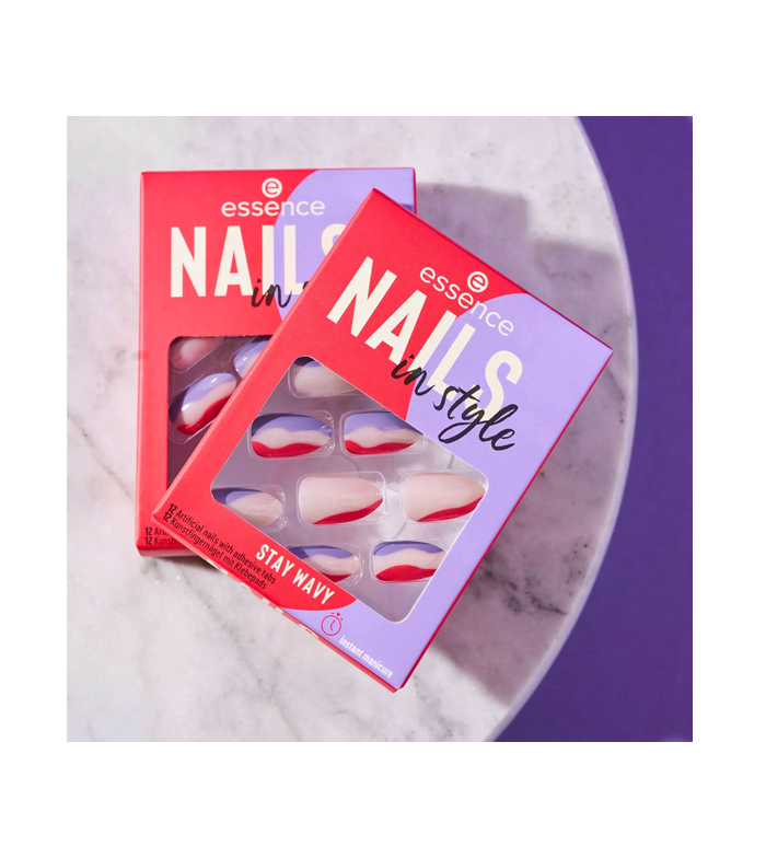 essence - Unhas postiças Nails in Style - 13: Stay Wavy